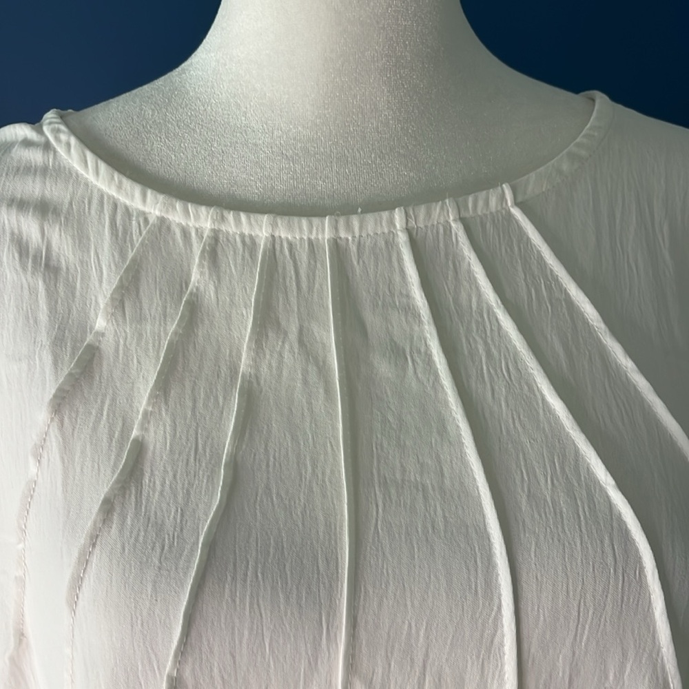 Blooming Jelly-dress for yourself, creamy white crepe top, XL, poly/spandex, NWT - Picture 7 of 10